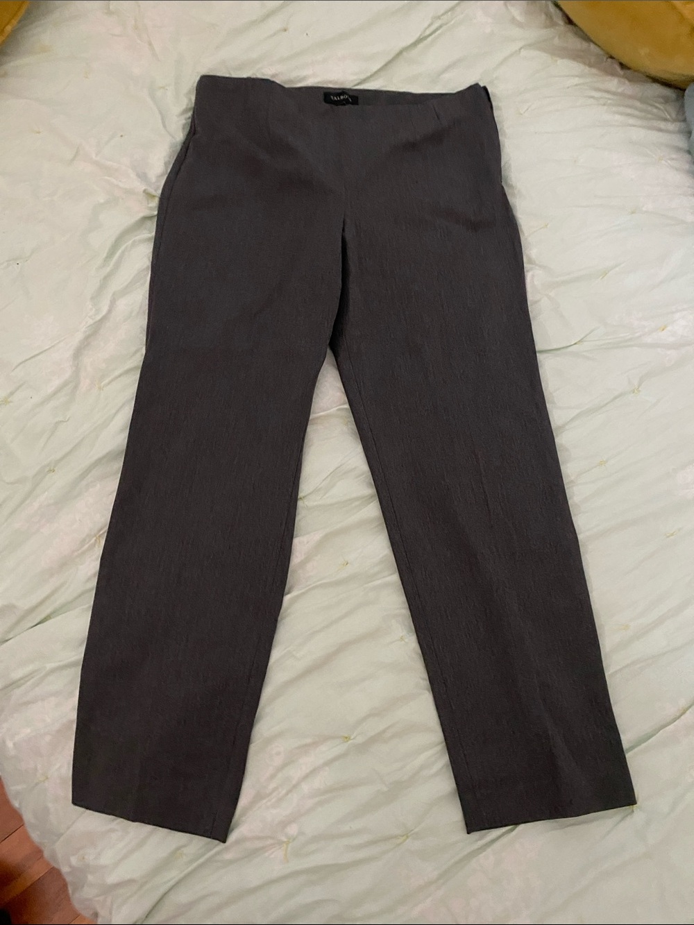 Talbots Dark Gray Straight-Leg Trousers